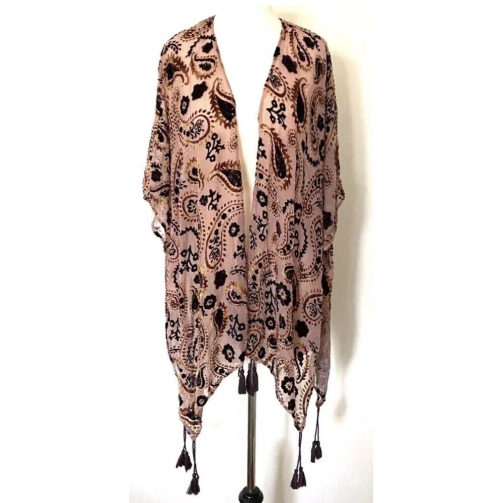 Chiffon Paisly Boho Western Robe